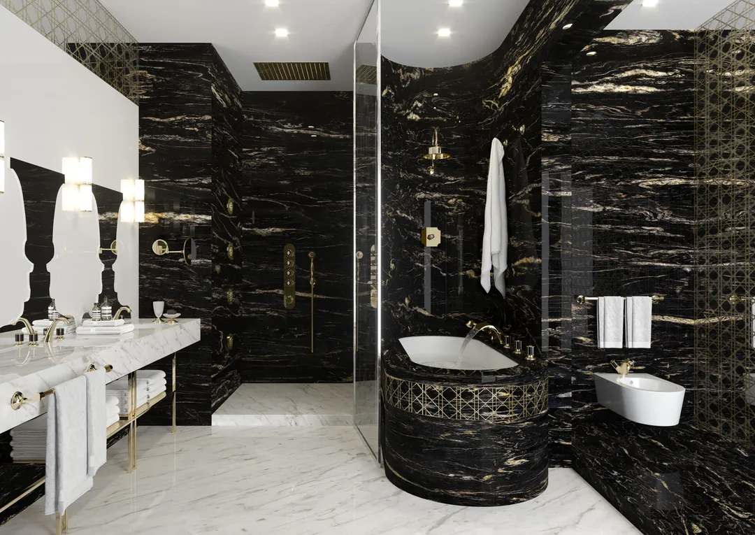 Bongio Fleur Blanc&Noir