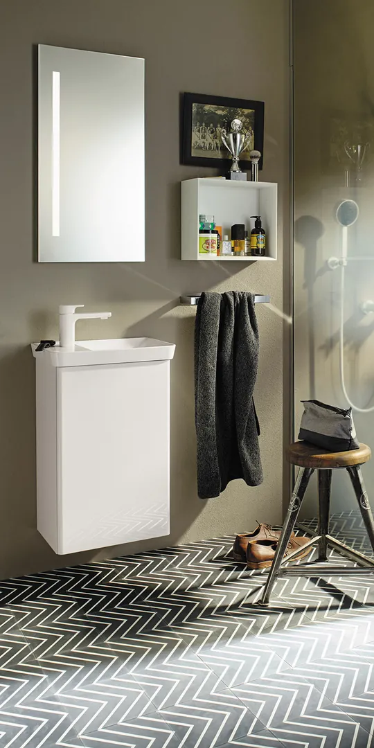 burgbad Serie Iveo для гостевой ванной комнаты