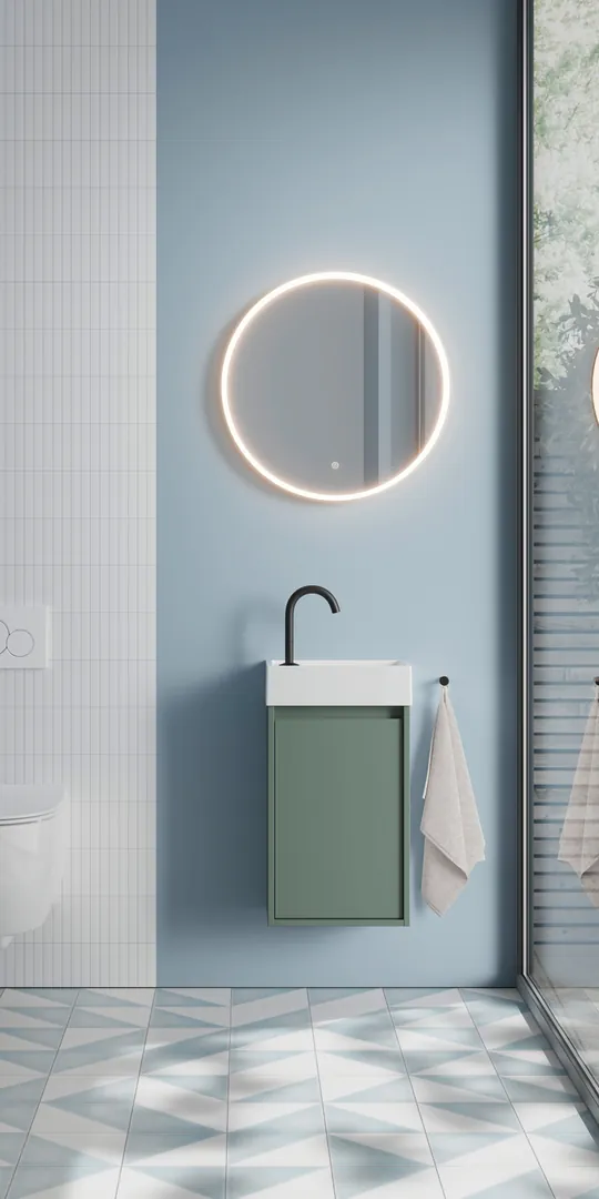 burgbad Serie Devio для гостевой ванной комнаты