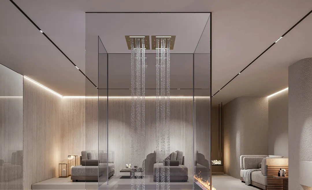 Geda Nextage Ceiling plates with chromotherapy