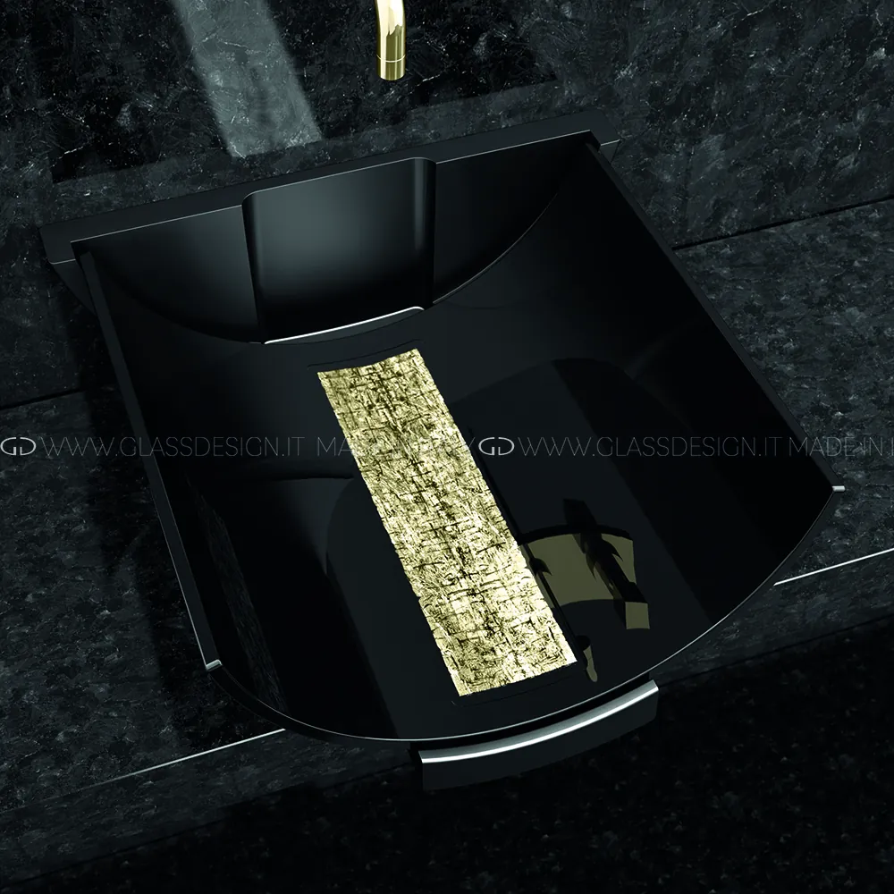 Glass Design Calla Murano Black