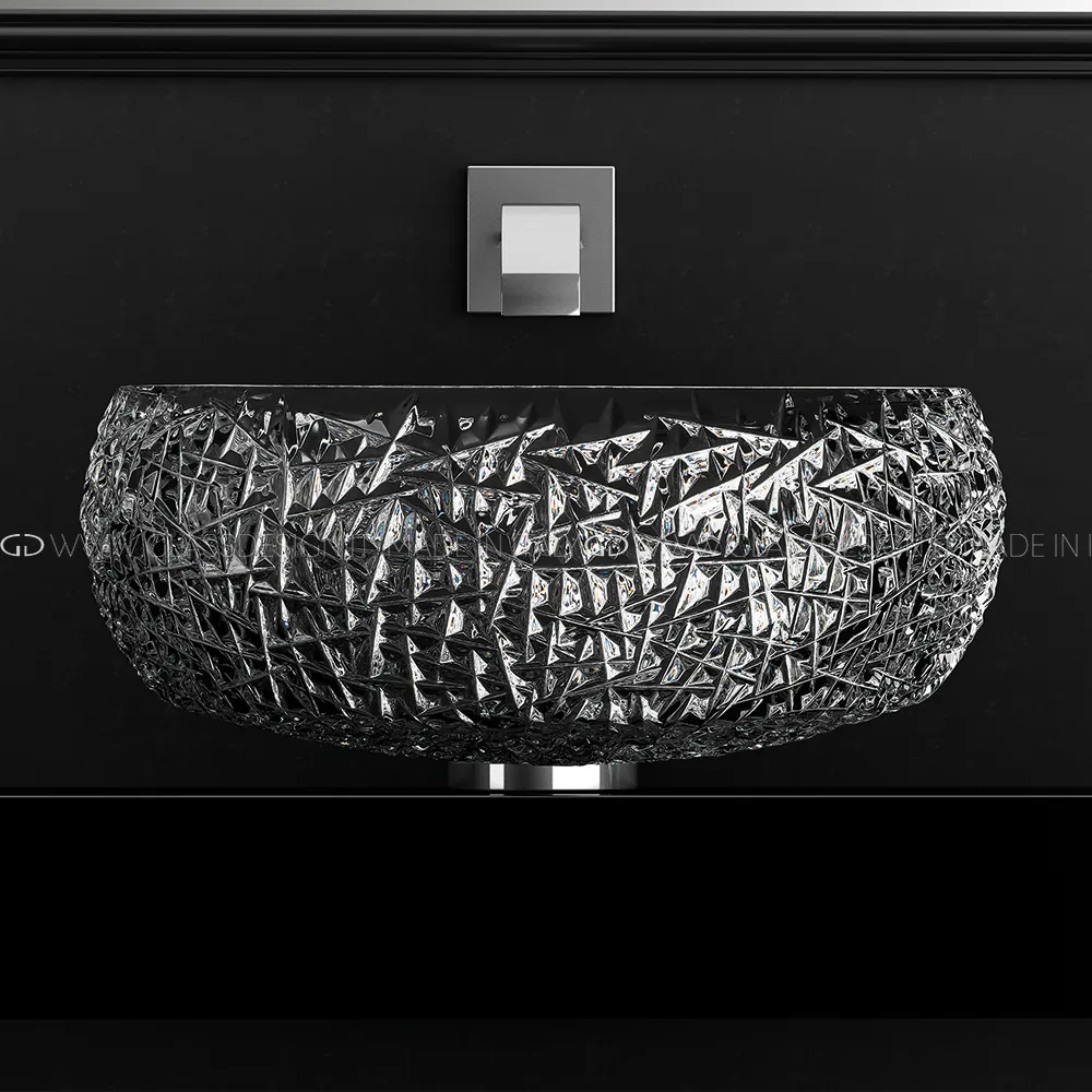 Glass Design Glo Ball Crystal Ice