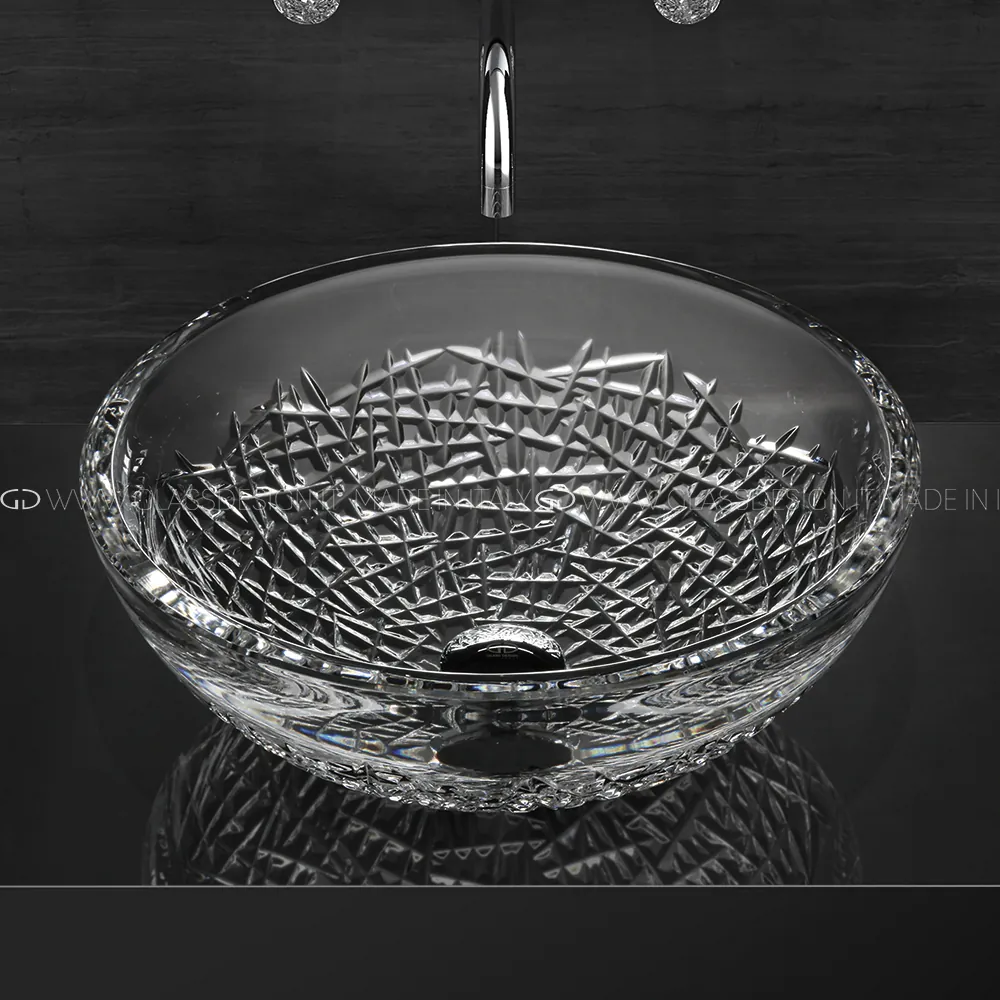 Glass Design Ice Round