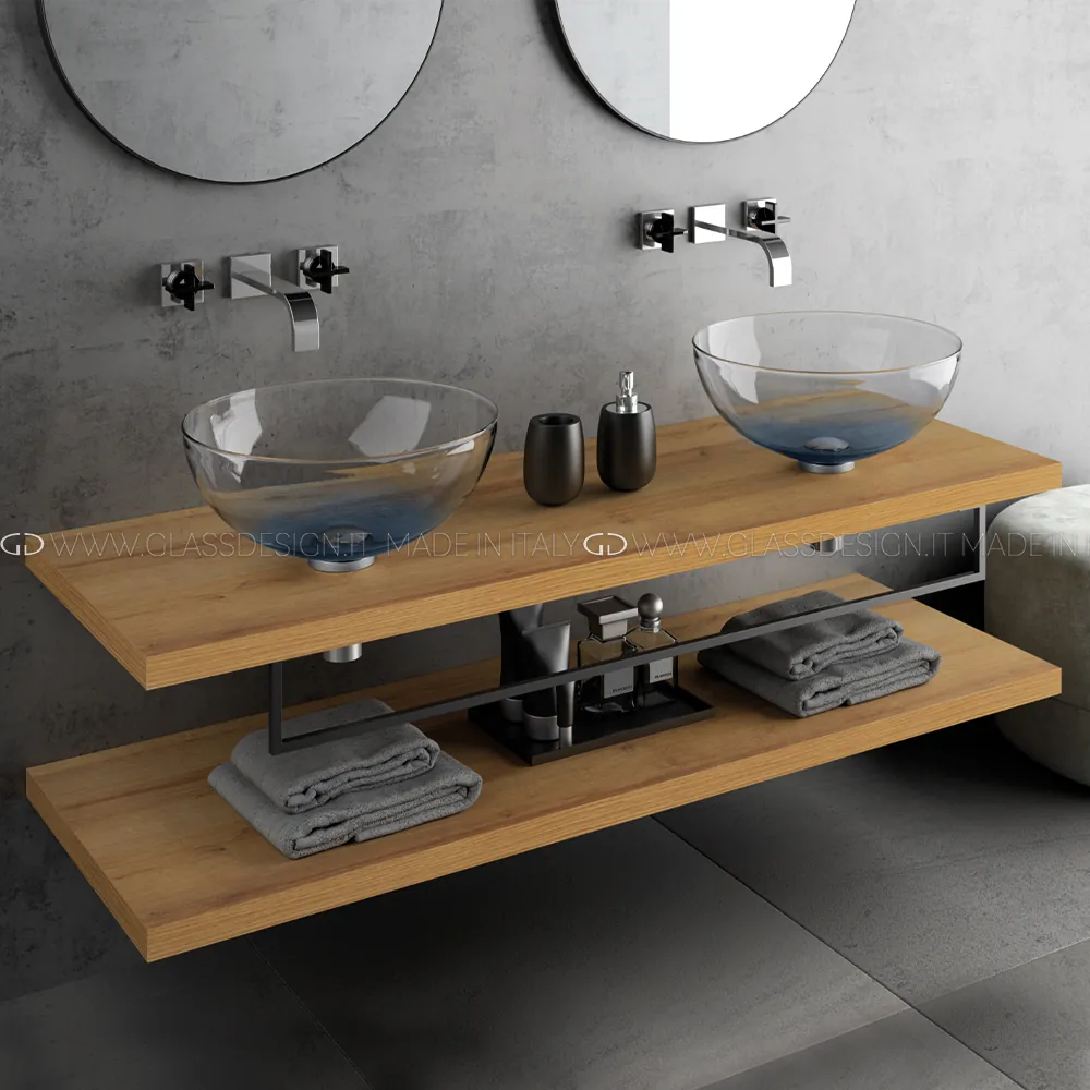 Glass Design Laguna Murano Deep Blue