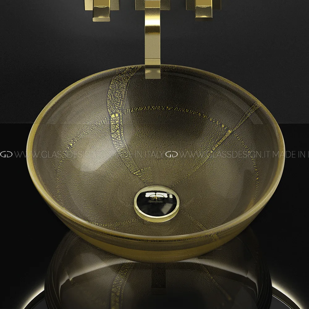 Glass Design Laguna Murano Oro