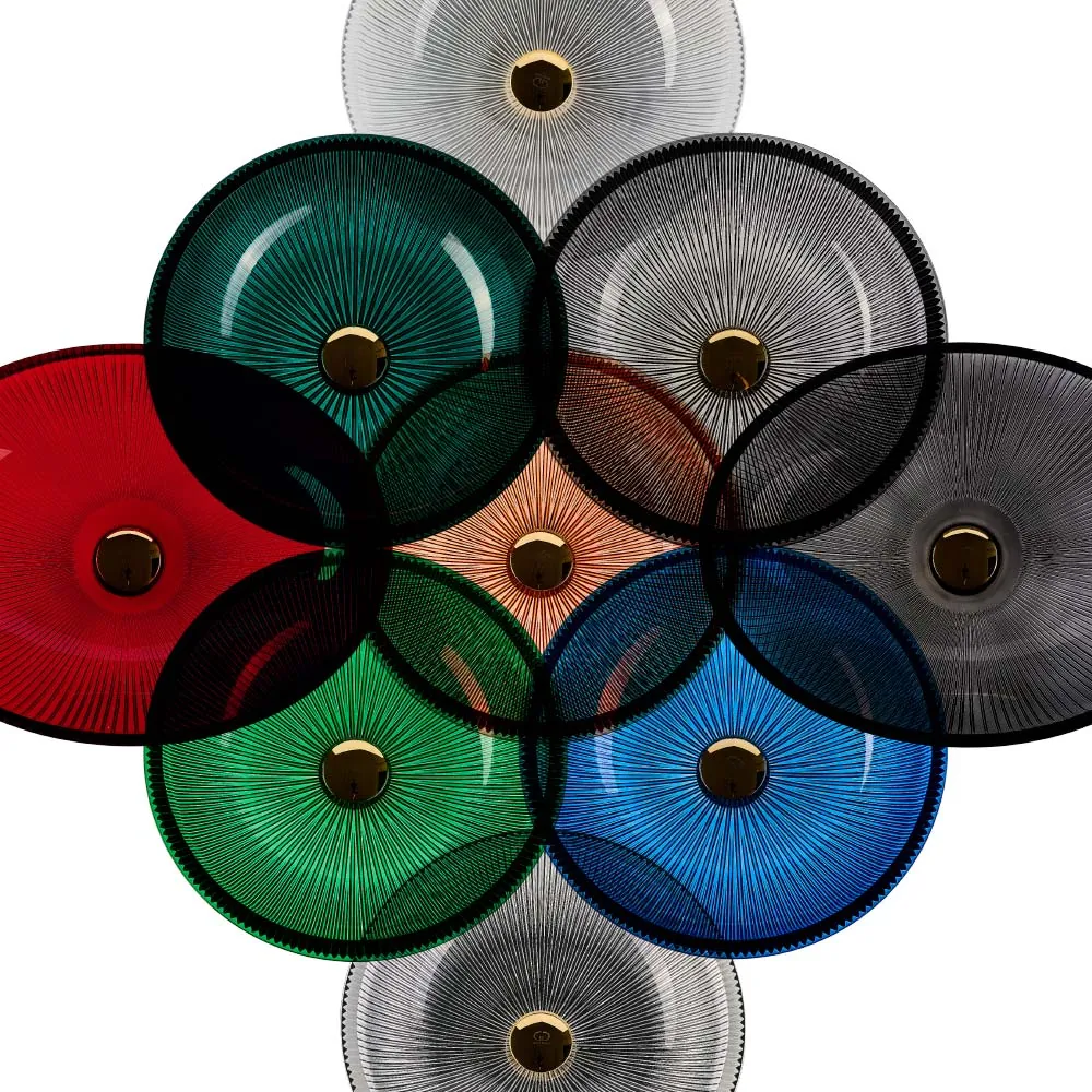 Glass Design Plissé Oval