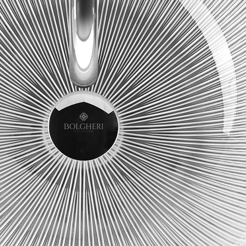 Glass Design Plissé Round