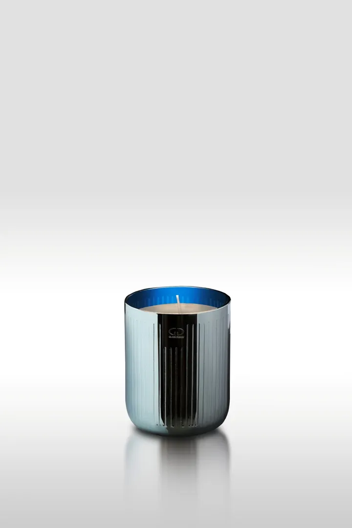 Glass Design Senso Line Lux VE Blue candle