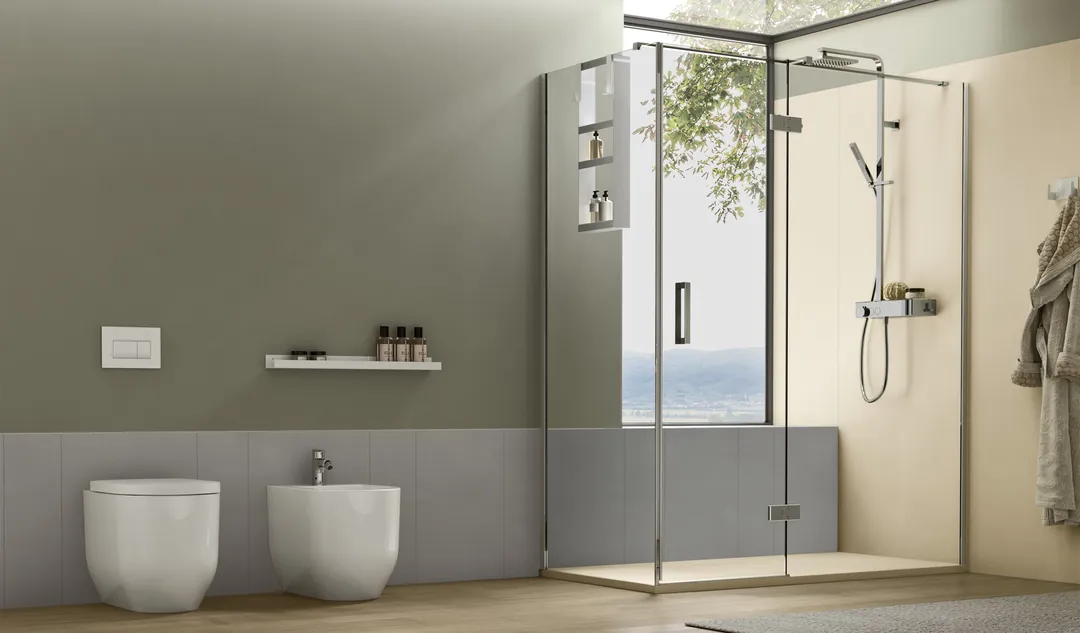 Gruppo Geromin Облицовочные панели для душевых стен с эффектом камня